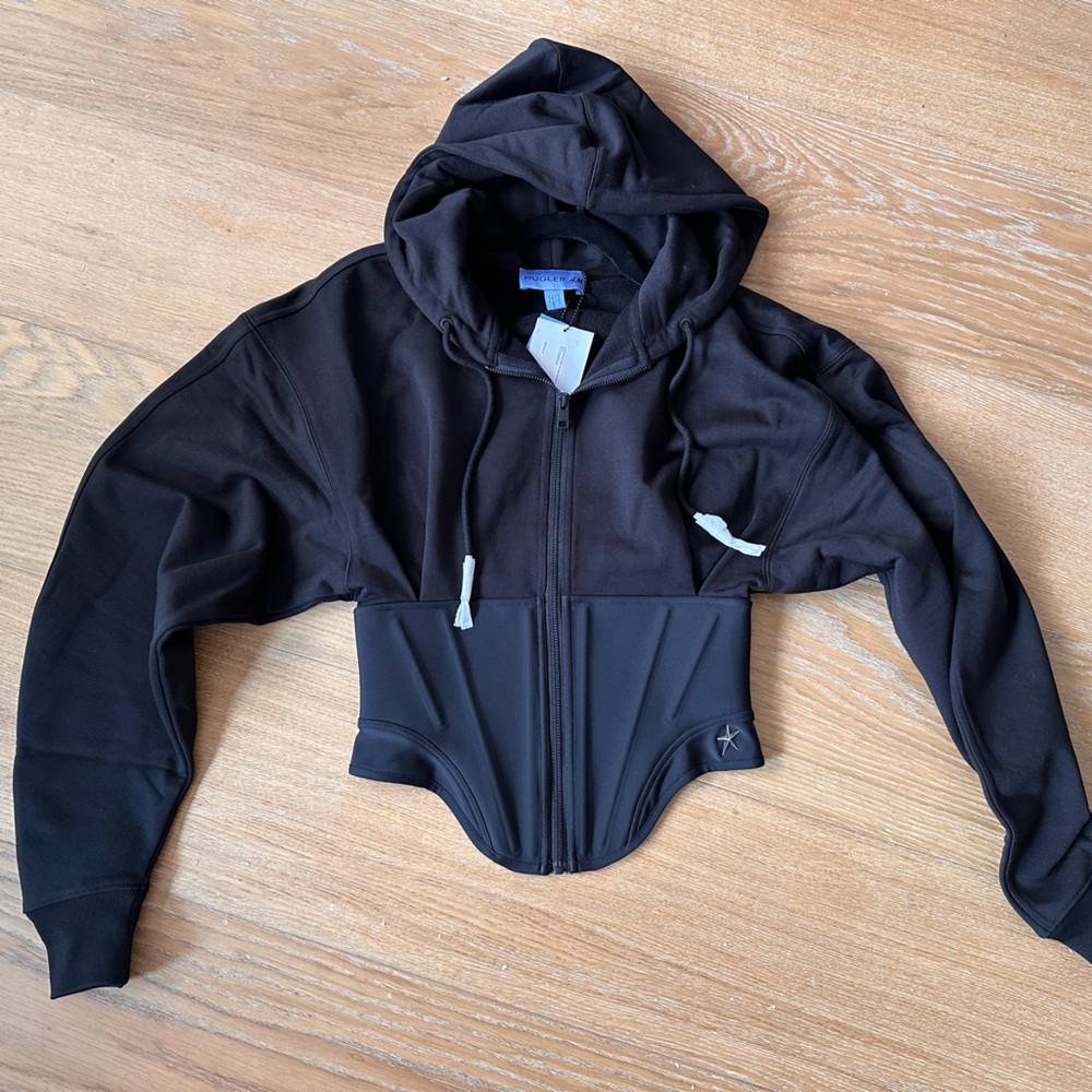Mugler X H&M Corseted Sweatshirt